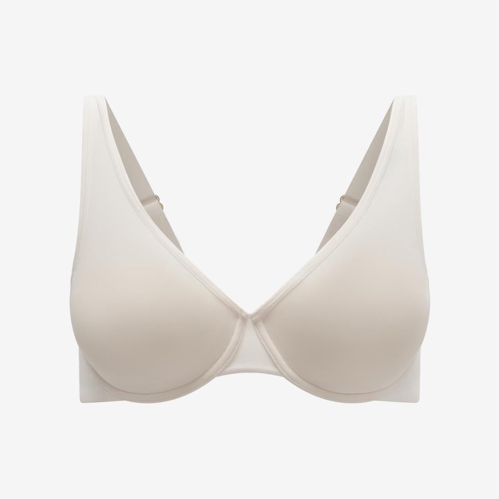 ThirdLove Organic Cloud Cotton Perfect Coverage Bra Size 40Fsea-salt / 40F